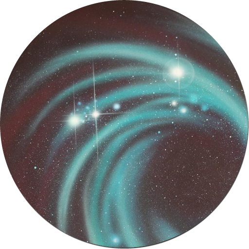 Künstlerisches Abbild einer Galaxie
